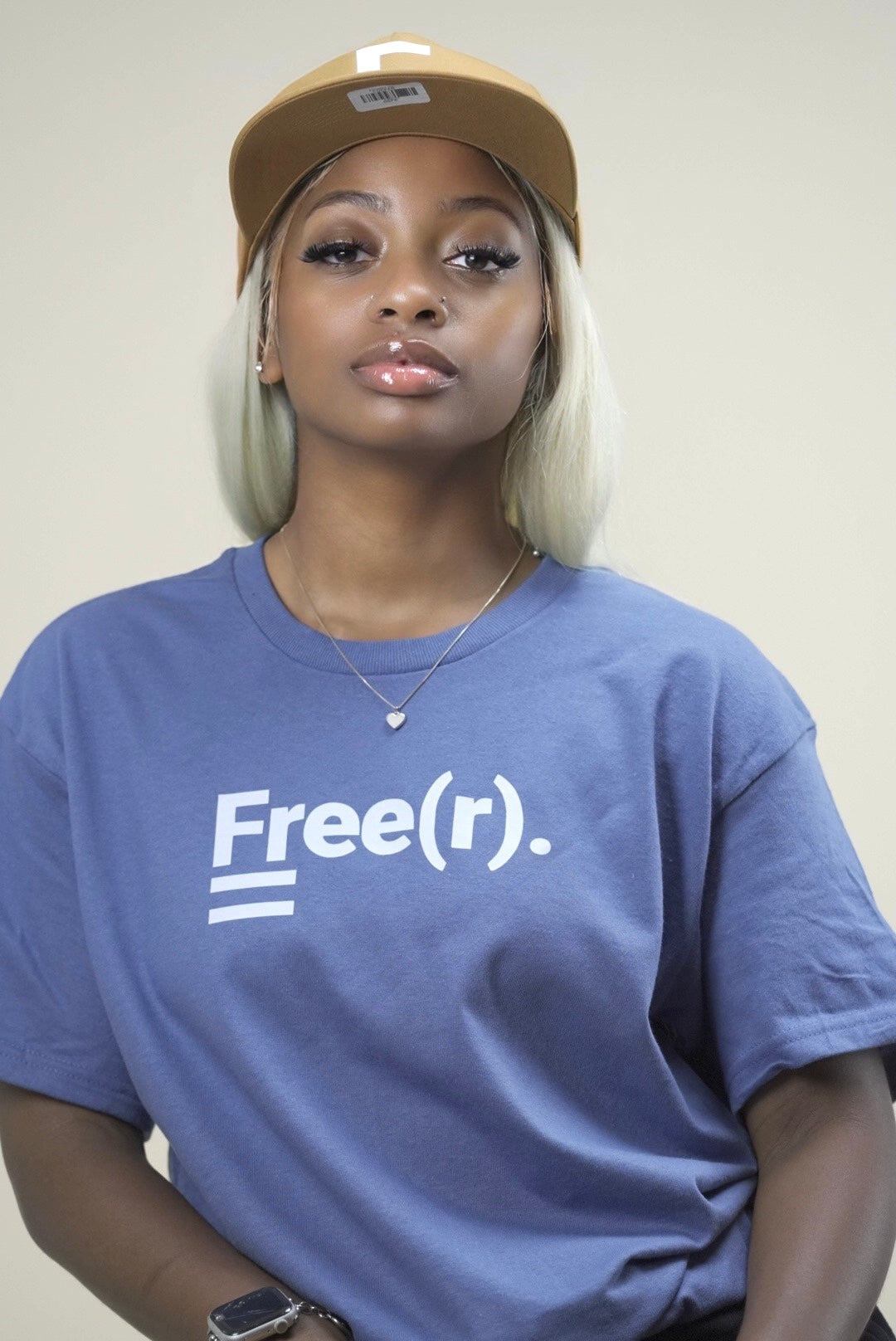 "SL Nutrition Facts" Tee (Indigo Blue/White)