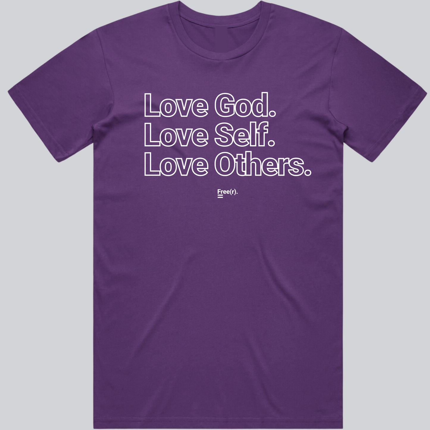 "Love God, Love Self, Love Others" Tee (5 Colors)