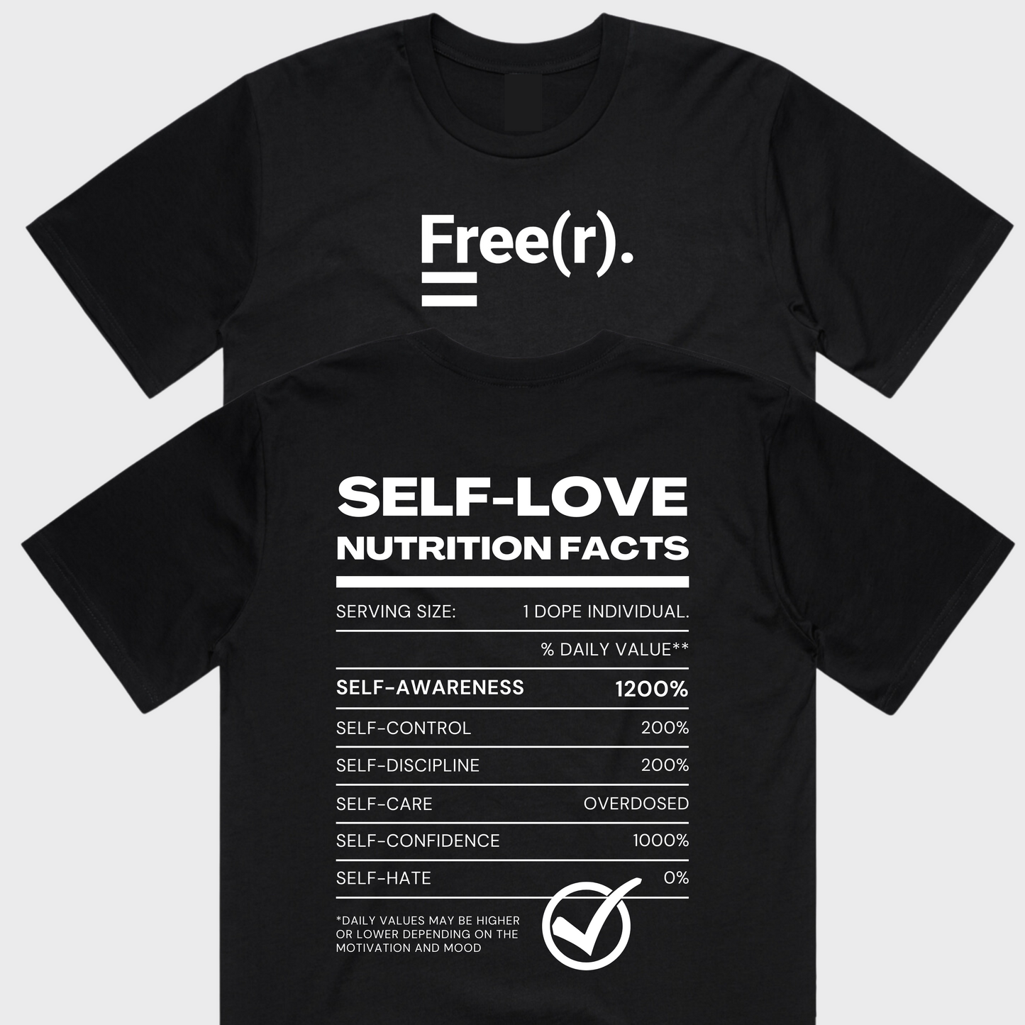 "SL Nutrition Facts" Tee (5 Colors)