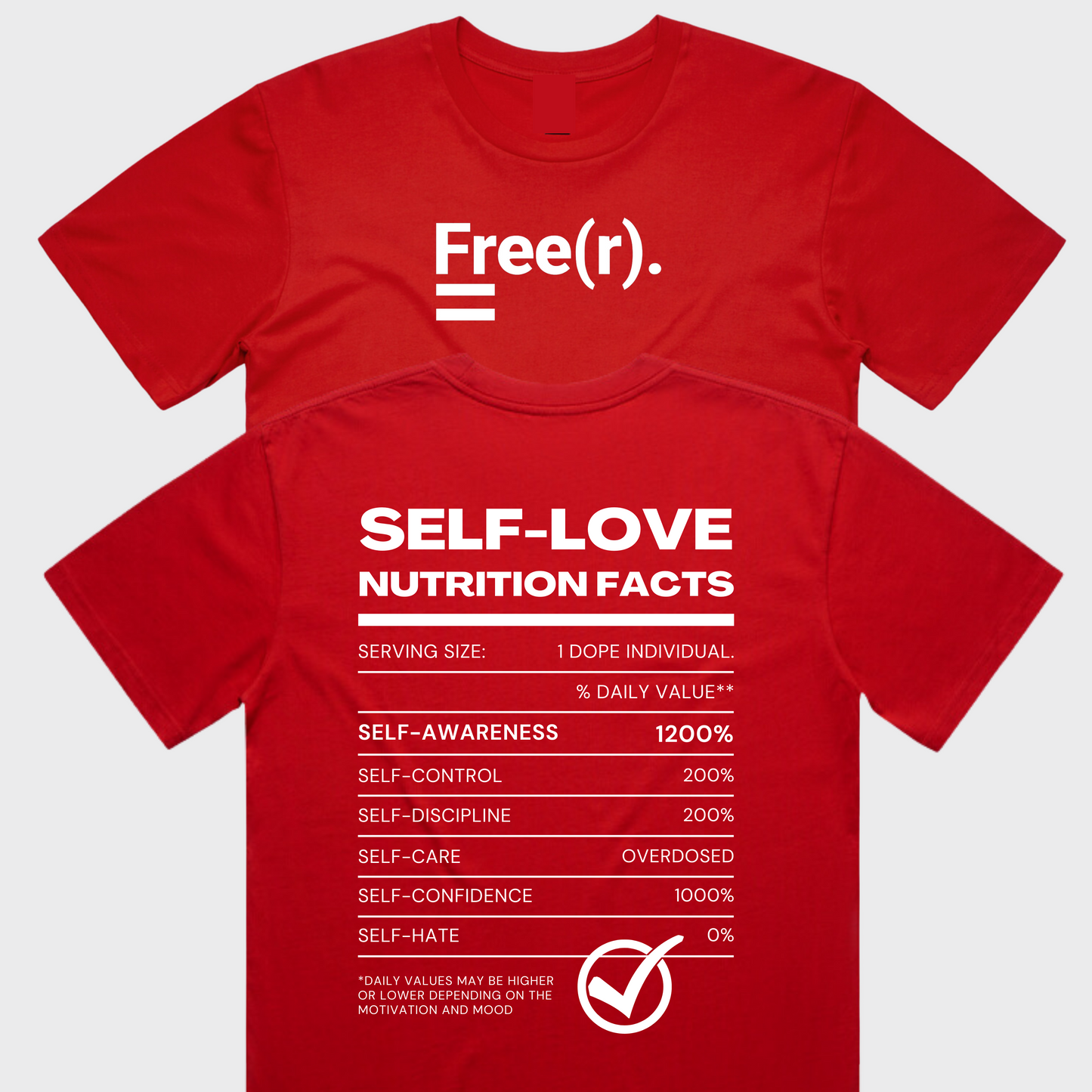 "SL Nutrition Facts" Tee (5 Colors)
