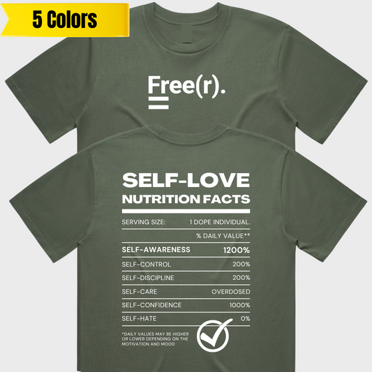 "SL Nutrition Facts" Tee (5 Colors)