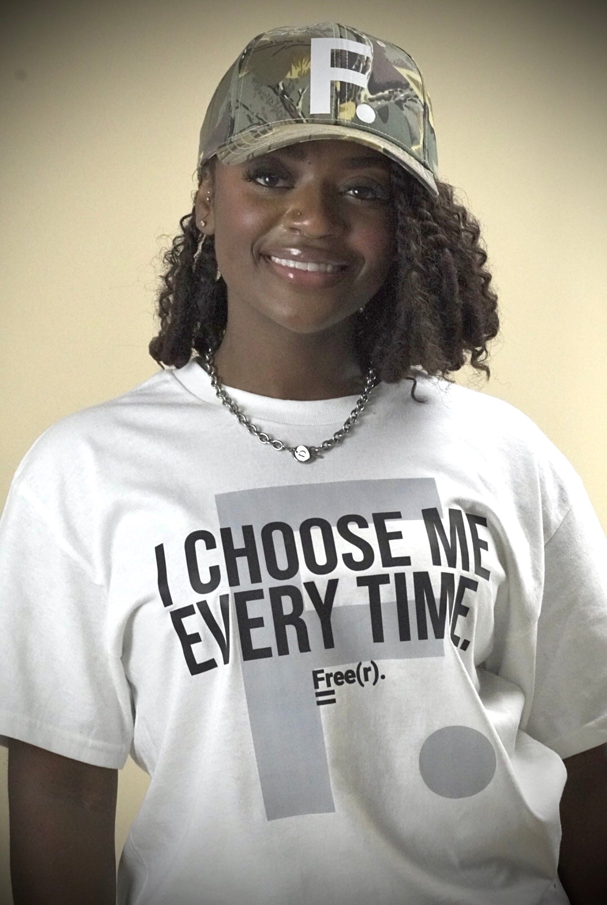 "I Choose Me" Tee (White/Black)