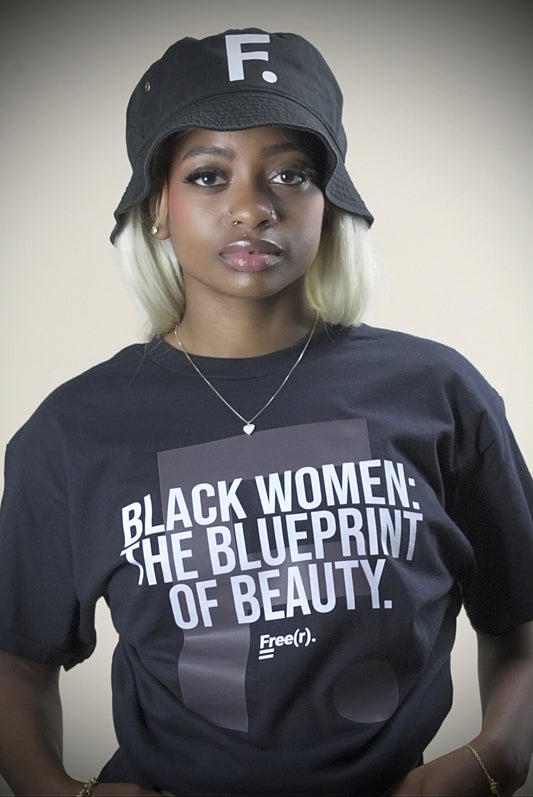 "Blueprint Of Beauty" Tee (Black/White)