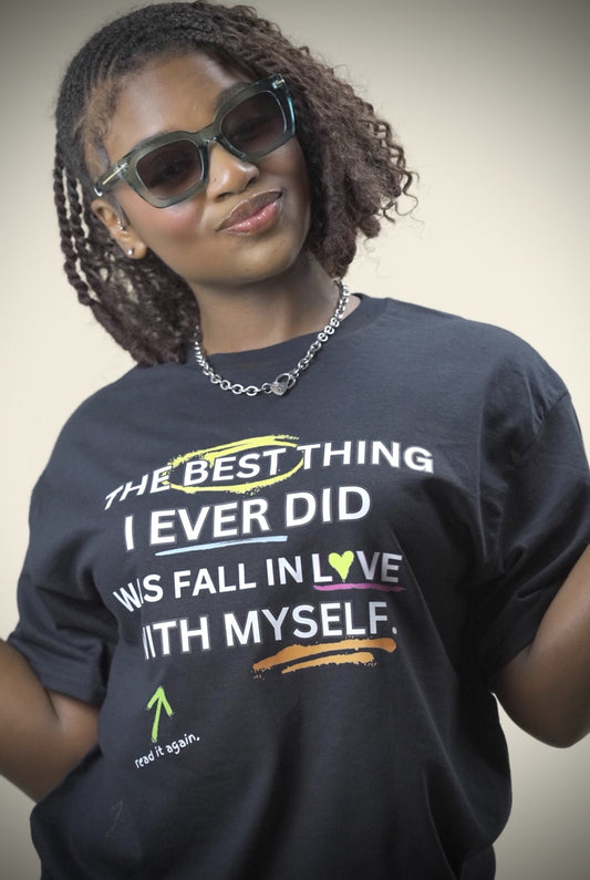 "The Best Thing v2" Tee (Black/Multicolor)