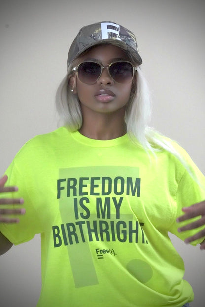 "Birthright" Tee (Highlighter/Green)