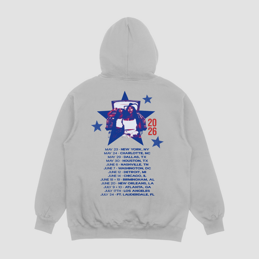 *TOUR* Pour Minds Still Sippin' Tour Hoodie (Grey)